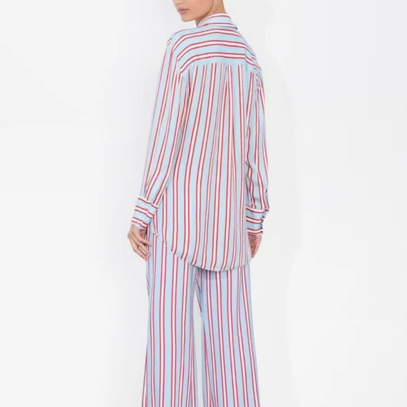 Alice+olivia DIMITRA OVERSIZED BUTTON DOWN - Picture 5 of 15